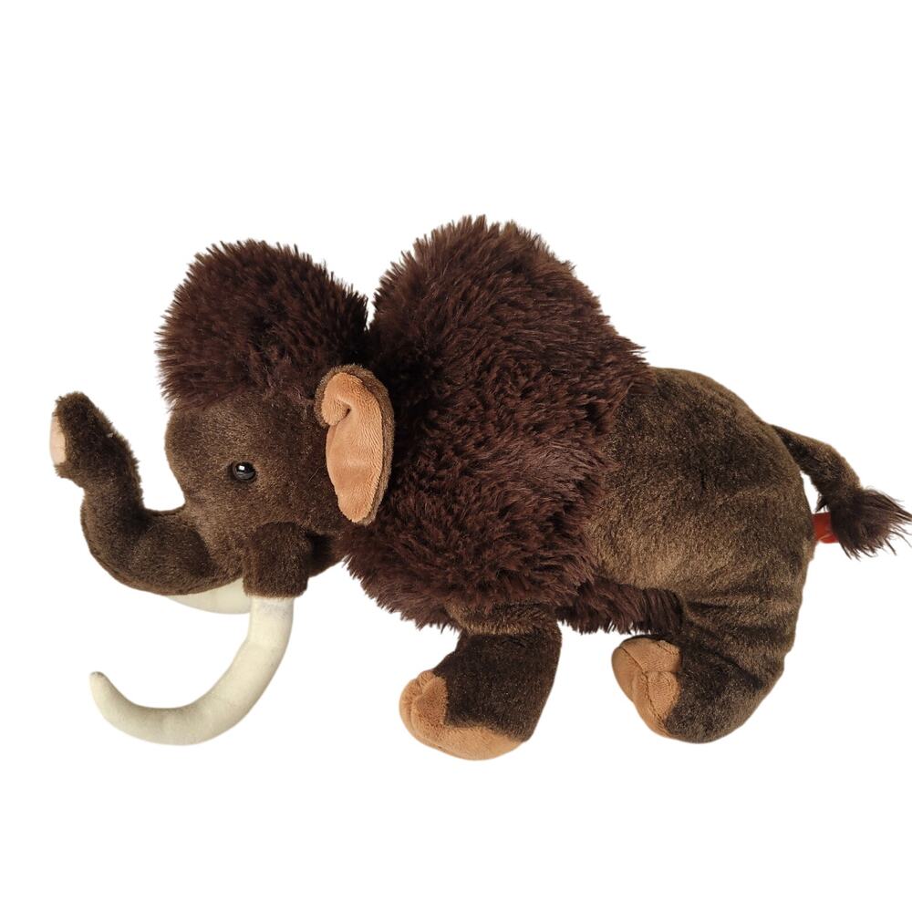Wild Republic Mammoth Plush 13" Brown Stuffed Animal Toy Prehistoric 2022